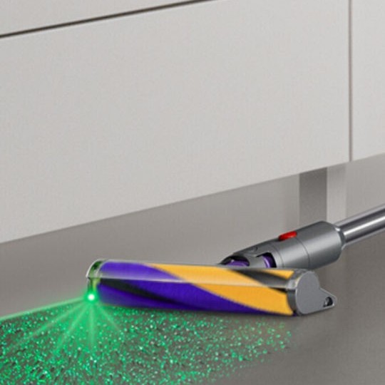 Dyson V12 Detect Slim Absolute (2023) Επαναφορτιζόμενη Σκούπα Stick 25.2V Yellow/Iron/Nickel