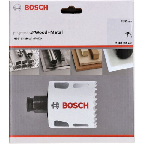 Bosch Ποτηροπρίονο με Διάμετρο 152mm για Ξύλο και Μέταλλο