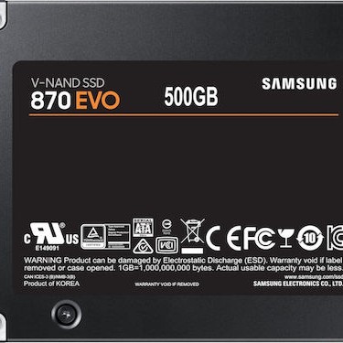 Samsung 870 Evo SSD 500GB 2.5'' SATA III