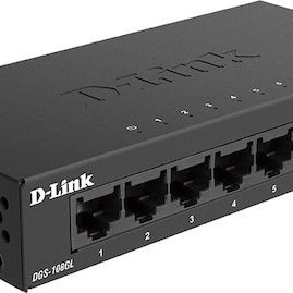D-Link DGS-108GL Unmanaged L2 Switch με 8 Θύρες Gigabit (1Gbps) Ethernet