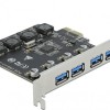 DeLock Κάρτα PCIe σε 4 θύρες USB 3.2