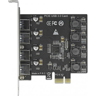 DeLock Κάρτα PCIe σε 4 θύρες USB 3.2