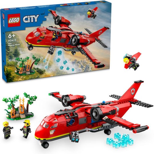Lego City Fire Rescue Plane για 6+ Ετών