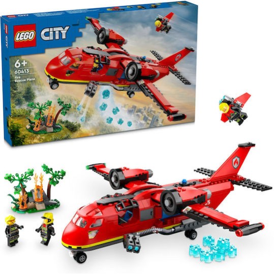 Lego City Fire Rescue Plane για 6+ Ετών