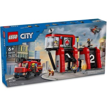 Lego City Fire Station With Fire Truck για 6+ Ετών