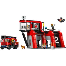 Lego City Fire Station With Fire Truck για 6+ Ετών