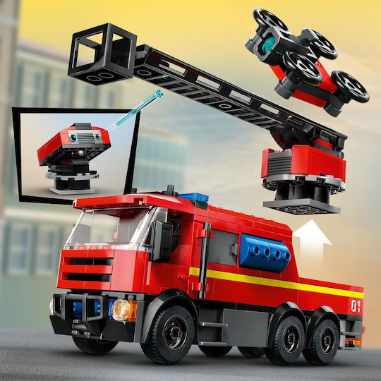 Lego City Fire Station With Fire Truck για 6+ Ετών