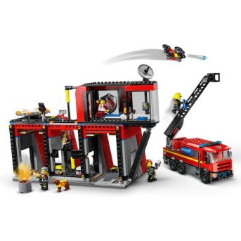 Lego City Fire Station With Fire Truck για 6+ Ετών