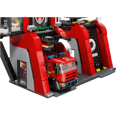 Lego City Fire Station With Fire Truck για 6+ Ετών