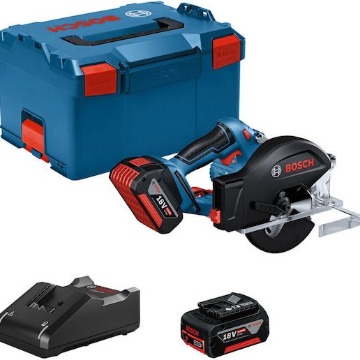 Bosch Gkm 18v-50 Δισκοπρίονο 18V Solo με Σύστημα Αναρρόφησης