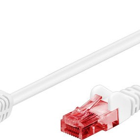 Goobay U/UTP Cat.6 Καλώδιο Δικτύου Ethernet 0.5m Λευκό 1τμχ