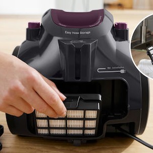 Bosch BGC05AAA1 Ηλεκτρική Σκούπα 700W με Κάδο 1.5lt Μωβ