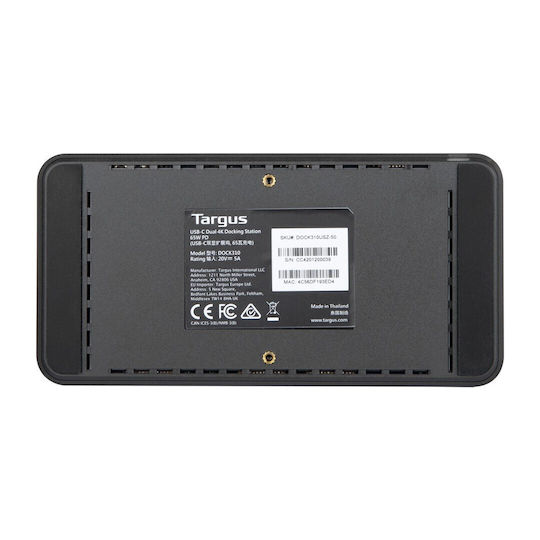 Targus USB-A Docking Station με HDMI 4K PD Μαύρο (DOCK310EUZ)