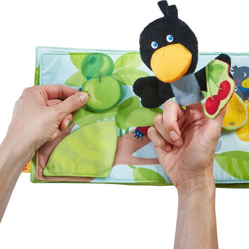 Haba Βιβλίο Δραστηριοτήτων Book Orchard από Ύφασμα για 6+ Μηνών