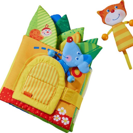 Haba Βιβλίο Δραστηριοτήτων Little Leaf House από Ύφασμα για 10+ Μηνών