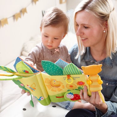 Haba Βιβλίο Δραστηριοτήτων Little Leaf House από Ύφασμα για 10+ Μηνών