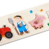 Ξύλινο Παιδικό Puzzle Σφηνώματα Country Living 4pcs Haba