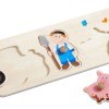 Ξύλινο Παιδικό Puzzle Σφηνώματα Country Living 4pcs Haba