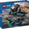 Lego City Race Car And Car Carrier Truck για 6+ Ετών