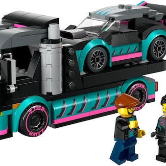 Lego City Race Car And Car Carrier Truck για 6+ Ετών