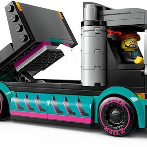 Lego City Race Car And Car Carrier Truck για 6+ Ετών