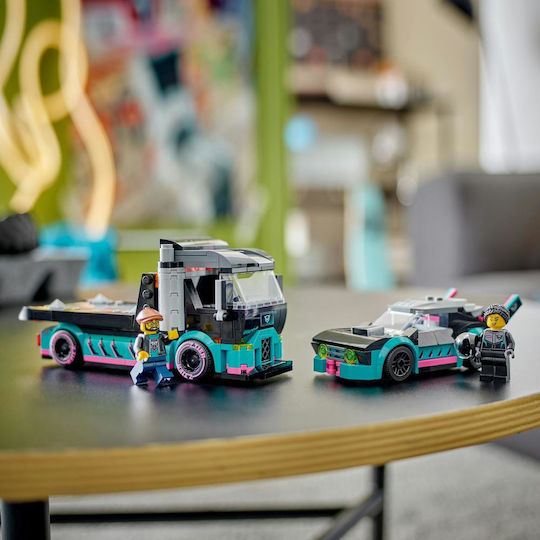 Lego City Race Car And Car Carrier Truck για 6+ Ετών