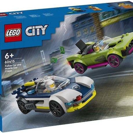 Lego City Police Car And Muscle Car Chase για 6+ Ετών