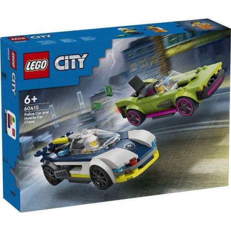 Lego City Police Car And Muscle Car Chase για 6+ Ετών