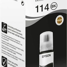 Epson 114 Γνήσιο Μελάνι Εκτυπωτή InkJet Μαύρο (C13T07A140)