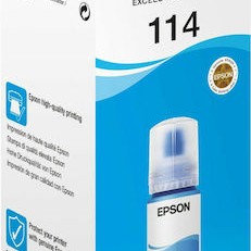 Epson 114 Γνήσιο Μελάνι Εκτυπωτή InkJet Κυανό (C13T07B240)