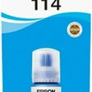 Epson 114 Γνήσιο Μελάνι Εκτυπωτή InkJet Κυανό (C13T07B240)