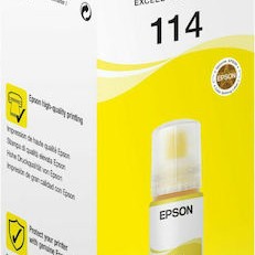 Epson 114 Γνήσιο Μελάνι Εκτυπωτή InkJet Κίτρινο (C13T07B440)