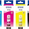 Epson 114 Γνήσιο Μελάνι Εκτυπωτή InkJet Κίτρινο (C13T07B440)