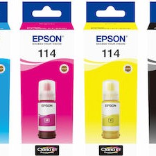 Epson 114 Γνήσιο Μελάνι Εκτυπωτή InkJet Κίτρινο (C13T07B440)