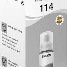 Epson 114 Γνήσιο Μελάνι Εκτυπωτή InkJet Γκρι (C13T07B540)