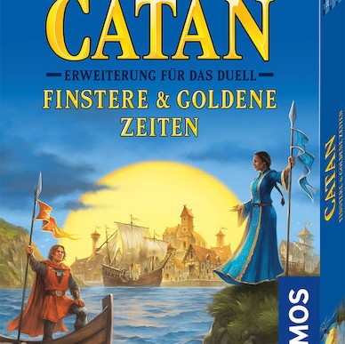 Επέκταση Παιχνιδιού Catan Dark & ​​Golden Times για 2 Παίκτες 10+ Ετών (GER) Kosmos