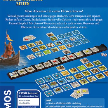 Επέκταση Παιχνιδιού Catan Dark & ​​Golden Times για 2 Παίκτες 10+ Ετών (GER) Kosmos