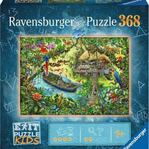 Παιδικό Puzzle Απόδραση από Την Ζούγκλα για 9+ Ετών 368pcs Ravensburger