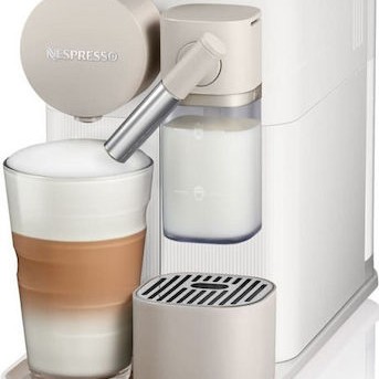 De'Longhi Lattissima One Καφετιέρα για Κάψουλες Nespresso Πίεσης 19bar με Αφρογαλιέρα White