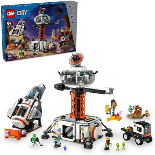 Lego City Space Base And Rocket Launchpad για 8+ Ετών