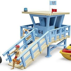 Bruder Life Guard Station with Quad and Personal Water Craft