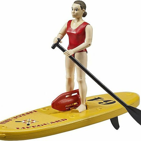 Bruder Life Guard with Stand Up Paddle για 3+ Ετών (Διάφορα Σχέδια) 1τμχ