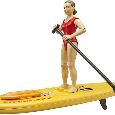 Bruder Life Guard with Stand Up Paddle για 3+ Ετών (Διάφορα Σχέδια) 1τμχ