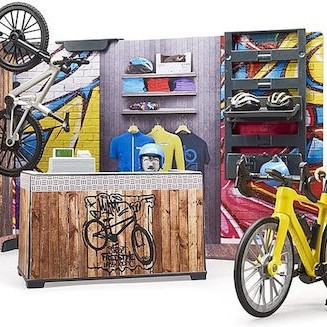 Bruder Bike Shop And Service (Διάφορα Σχέδια) 1τμχ