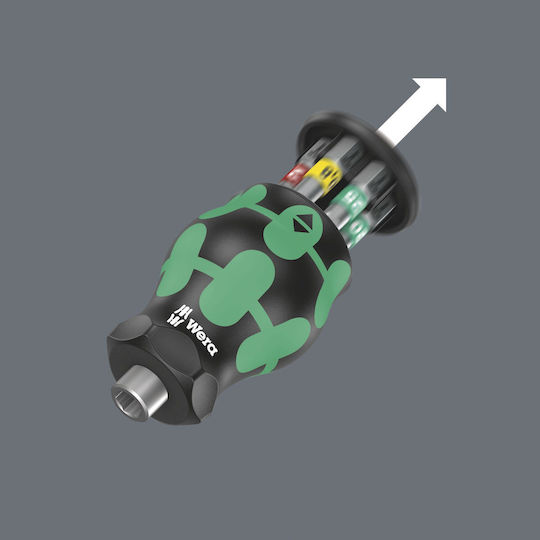 Wera Κατσαβίδι με Εναλλασσόμενες Μύτες Kraftform Kompakt Stubby Magazin 1