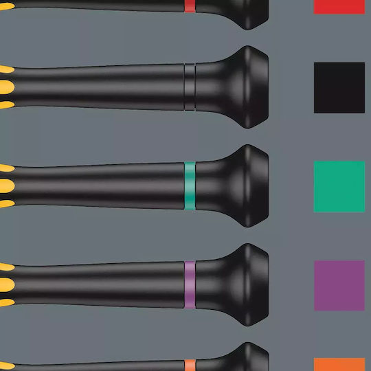 Wera Σετ 25 Κατσαβίδια Ακριβείας με 25 Εναλλασσόμενες Μύτες Kratform ESD Micro