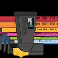 Wera Σετ 9 Κλειδιά Allen σε Σχήμα L