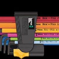 Wera Σετ 9 Κλειδιά Allen σε Σχήμα L