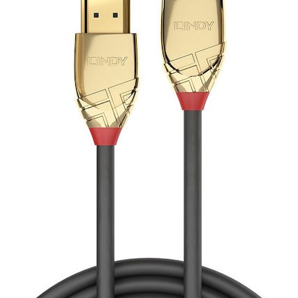 Lindy Cable HDMI male - HDMI male 5m Χρυσό