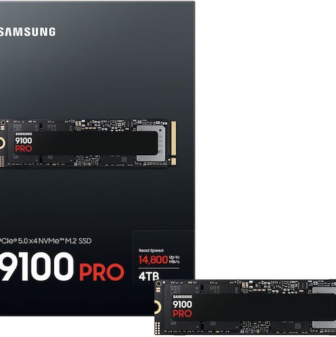 Samsung 9100 PRO SSD 4TB M.2 NVMe PCI Express 5.0